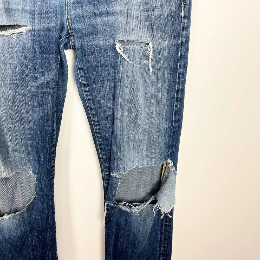 Adriano Goldschmied The Protege Straight Leg Distressed Jeans Size 32 x 32 - Picture 3 of 9